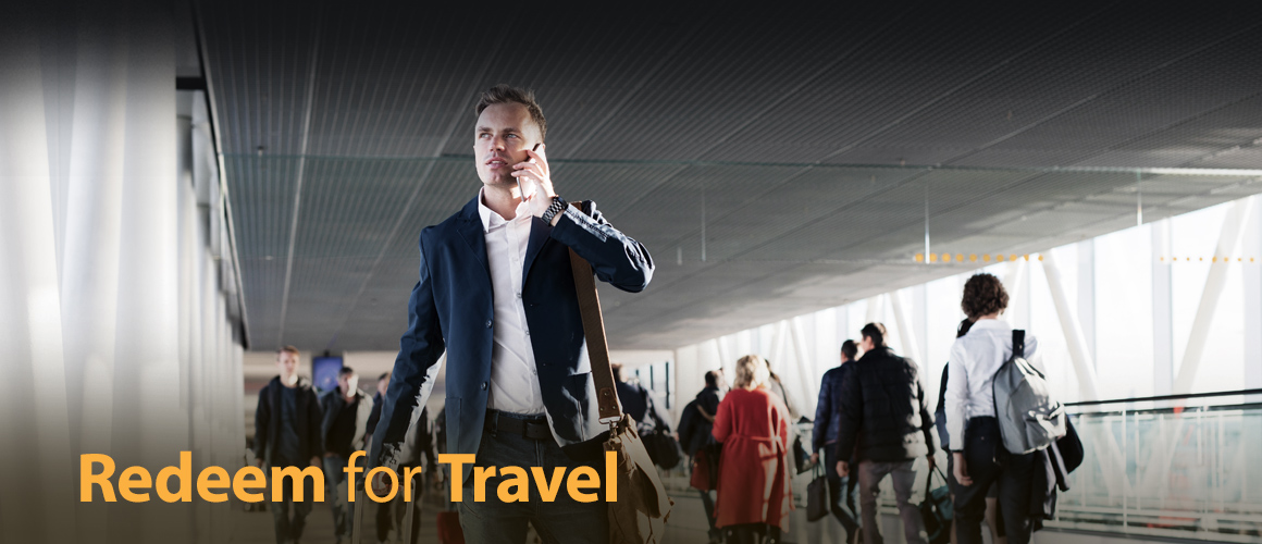 Business man traveling